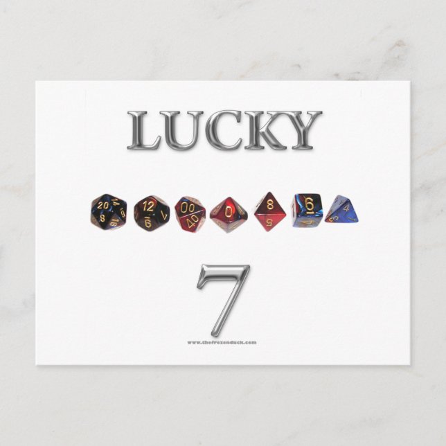 Lucky 7 postcard (Front)