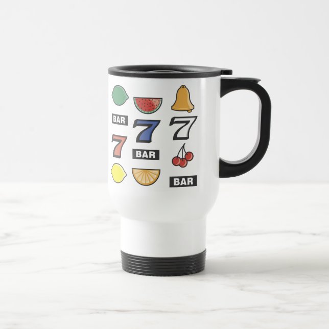 Lucky 7's travel mug (Right)