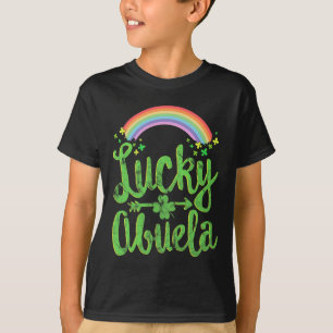 Lucky Abuela Family St Patricks Day Grandma Mother T-Shirt
