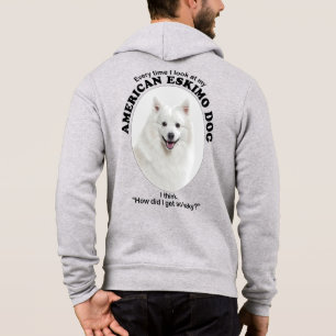 Lucky American Eskimo Dog Hoodie