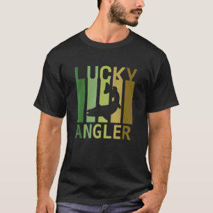 Lucky Angler Vintage Camouflage Fishing T-Shirt
