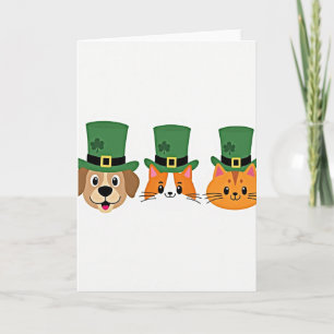 Lucky Animal Friends Fun Card