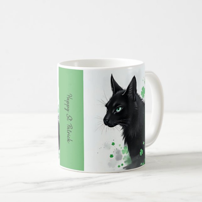 Lucky Animals in Disguise - St. Patrick’s Day Fun Coffee Mug (Front Right)