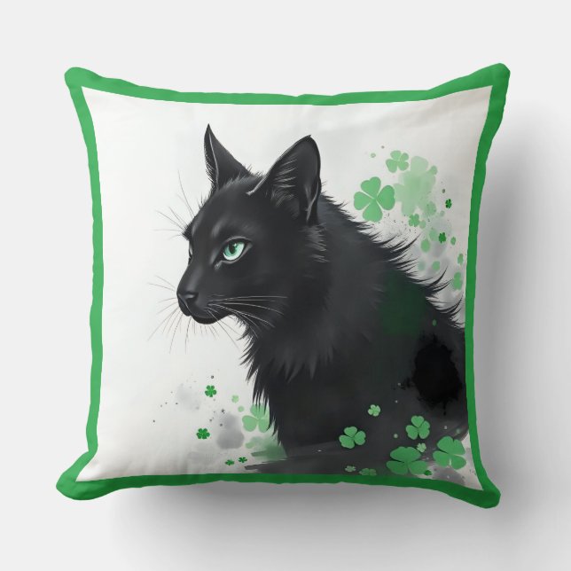 Lucky Animals in Disguise - St. Patrick’s Day Fun Cushion (Front)
