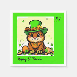 Lucky Animals in Disguise - St. Patrick’s Day Fun Napkin