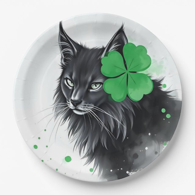 Lucky Animals in Disguise - St. Patrick’s Day Fun Paper Plate (Front)