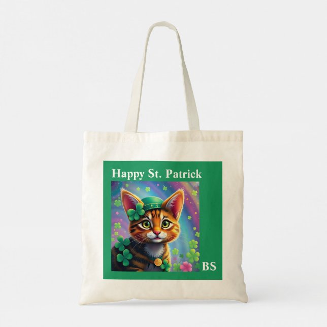 Lucky Animals in Disguise - St. Patrick’s Day Fun Tote Bag (Back)