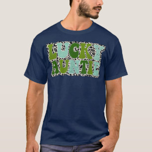 Lucky Auntie St Patrick's Day Funny Aunt Irish Sha T-Shirt