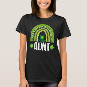 Lucky Aunty  Women St Patrick's Day Rainbow Love 1 T-Shirt