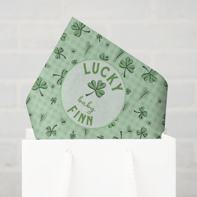 Lucky Baby Boy St. Patrick’s Day Tissue Paper (Gift Bag)