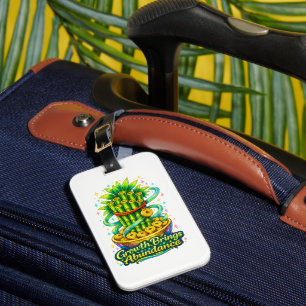 Lucky Bamboo Bag Tag Prosperity Travel Accessory
