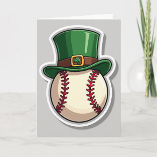Lucky Baseball Hat Card