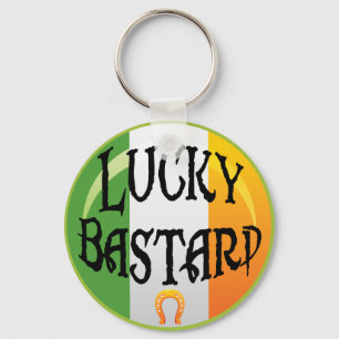 Lucky Bastard Key Chain