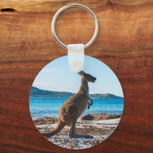 Lucky Bay Kangaroo Joey Key Ring