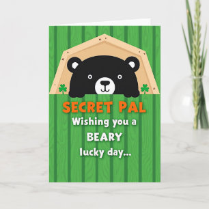 Lucky Beary Secret Pal Card