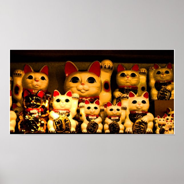 Lucky Beconing Kitty Poster (Front)