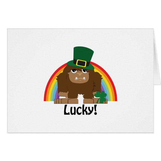 Lucky Bigfoot Leprechaun (Front Horizontal)