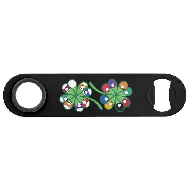 Lucky Billiards Bottle Opener (Front (Horizontal))
