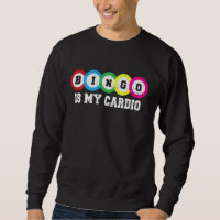 Lucky Bingo Game Players Quote - Cardio Exercise J