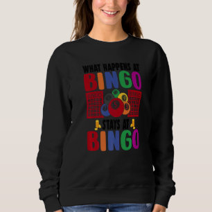 Lucky Bingo  Women Men Lucky Bingo  Gambler Sweatshirt