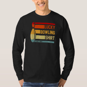 Lucky Bowling Bowling Tournament Bowler Vintage T-Shirt