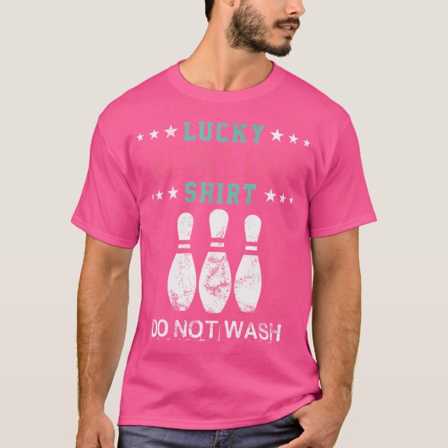 Lucky Bowling For Women Wife Mum Or Girls T-Shirt (Front)