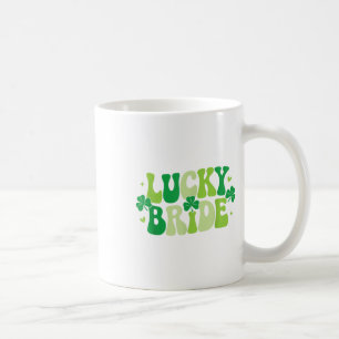 Lucky Bride Groom Couples Matching Wedding St Patr Coffee Mug