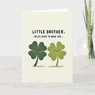 Lucky Brother Faux Gold Foil Card