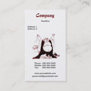 Lucky Buddha Business Card