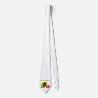 Lucky  Bug 1st Birthday T-shirts and Gifts Tie