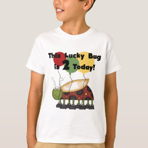 Lucky Bug 2nd Birthday T-shirts and Gifts