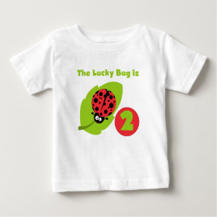 Lucky Bug 2nd Birthday T-shirts and Gifts
