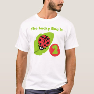 Lucky Bug 2nd Birthday T-shirts and Gifts
