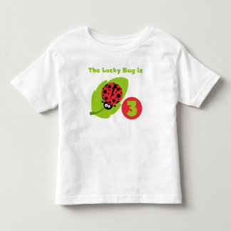 Lucky Bug 3rd Birthday T shirts and Gifts