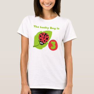 Lucky Bug 3rd Birthday T shirts and Gifts