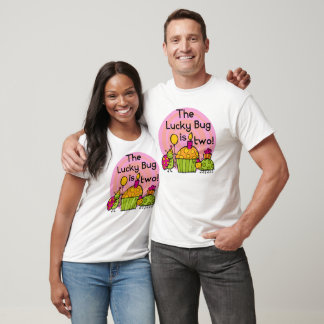 Lucky Bug Cupcake 2nd Birthday T-shirts and Gifts