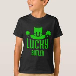 Lucky Butler Funny St Patricks Day Butler T-Shirt
