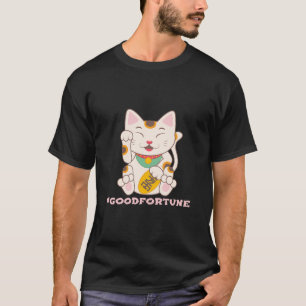 Lucky Cat Good Fortune Maneki Neko T-Shirt
