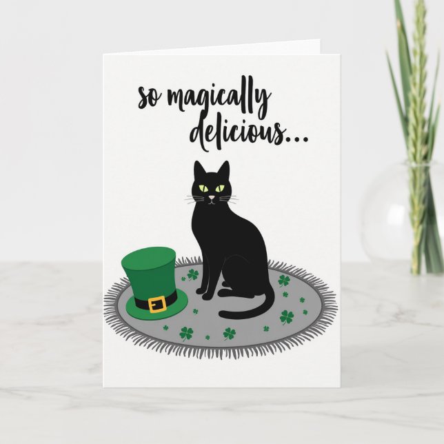 Lucky Cat Magic Scene Card (Front)