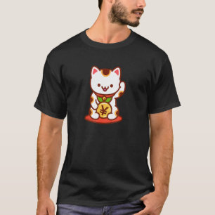 Lucky Cat MANEKI-NEKO - Japanese Yen T-Shirt
