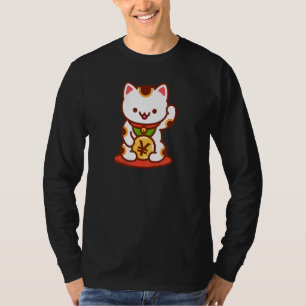 Lucky Cat MANEKI-NEKO - Japanese Yen T-Shirt