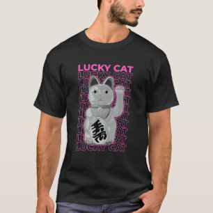 Lucky Cat Pastel Aesthetic T-Shirt