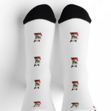 Lucky Cat Pattern Socks
