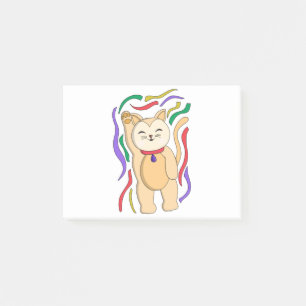 Lucky Cat Post-it Notes