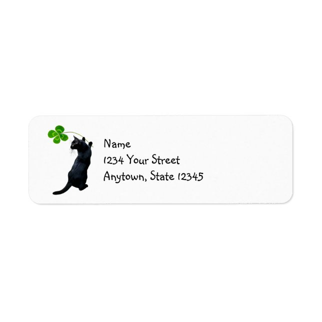 Lucky Cat Return Address Labels (Front)