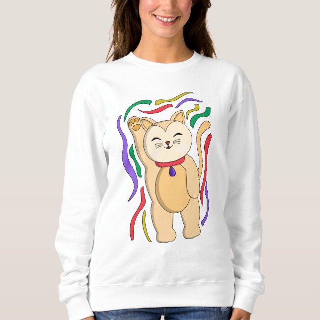 Lucky Cat Sweatshirt (Front)