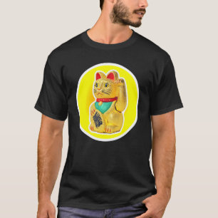 Lucky Cat White Magic Maneki Neko Beckoning Cats S T-Shirt