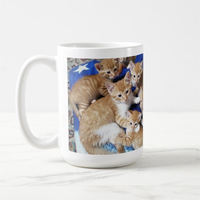 Lucky Cats Best Mom Coffee Mug (Left)