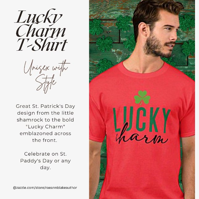 Lucky Charm and Shamrock Unisex T-Shirt (Creator Uploaded)
