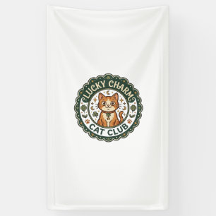 Lucky Charm Cat POD Vector Art - Lucky Charm Cat C Banner